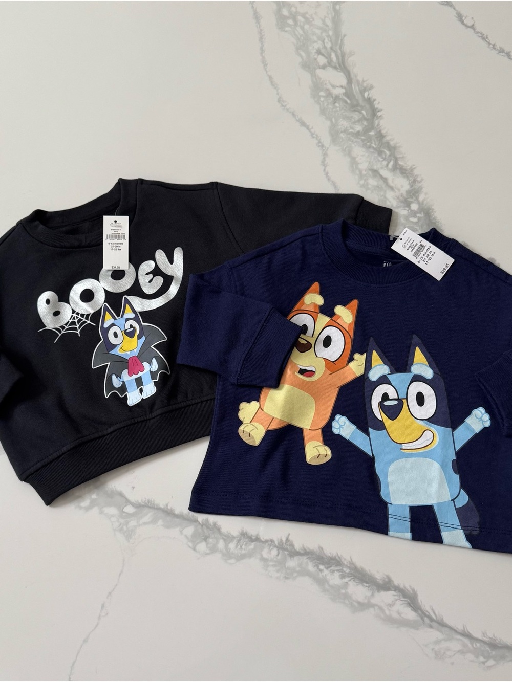 Baby GAP Bluey Sweatshirt and T-Shirt Bundle 6-12M NEW